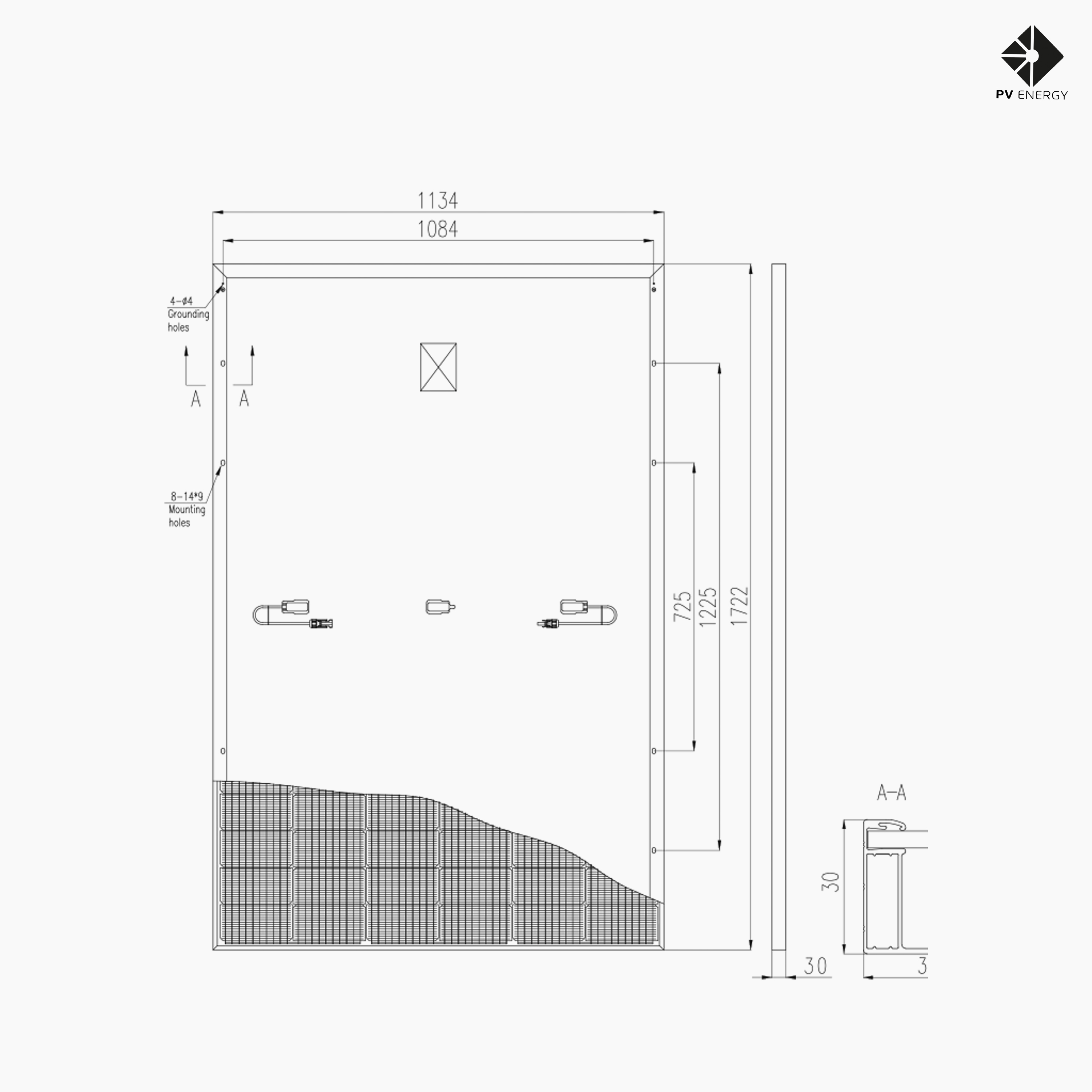 Balkonkraftwerk BKW Black Frame 395Wp / 600W | Komplett Set | Plug & Play + WiFi + Mikrowechselrichter + Solarpanel